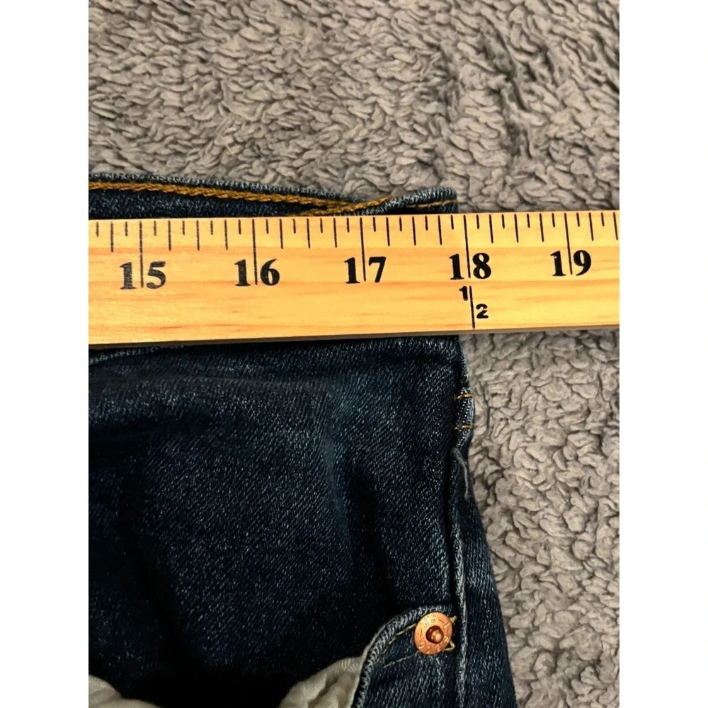 Levi's Jeans Mens 36x30 505 Relaxed Fit Blue Medium Wash Denim Western Cowboy